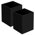 Ptaedex Acrylic Pen Holder Organizer, Black Pencil Holder for Desk, 2 Pack