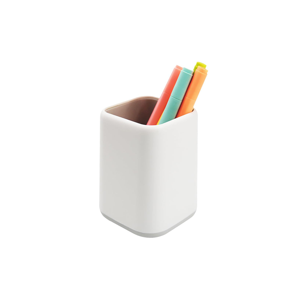 ZUFECY Pencil Holder, Pen Cup Makeup Brush Holder, Desktop Organizer Storage Case Scandinavian Design Stationery for School Home Office Supplies (Green)