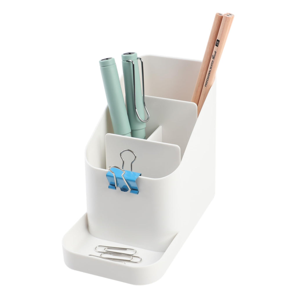 BLUE GINKGO Desk Organizer, Office Supplies, White, Made in Korea