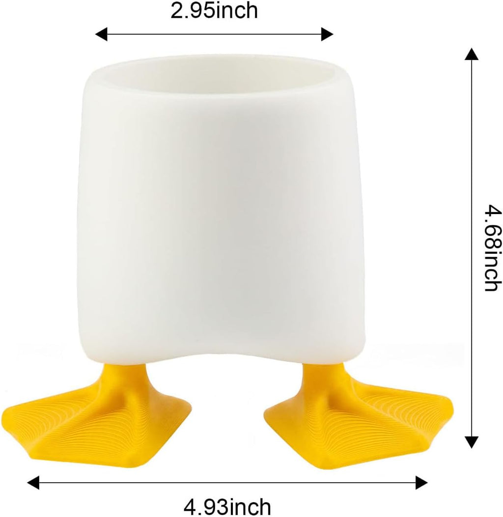 Creative Fun Duck Pen Pencil Holder, Multifunctional Stationery Pen Holder