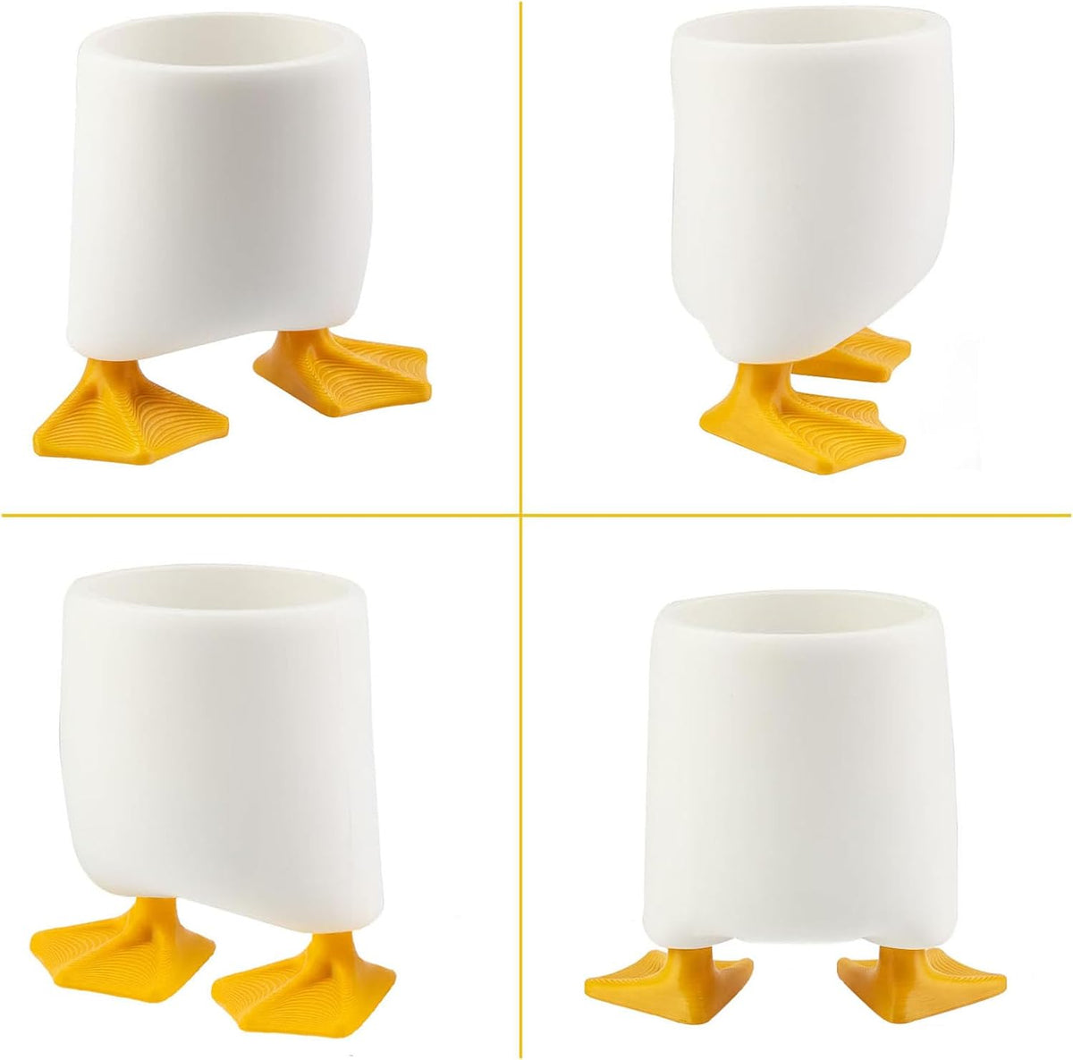 Creative Fun Duck Pen Pencil Holder, Multifunctional Stationery Pen Holder