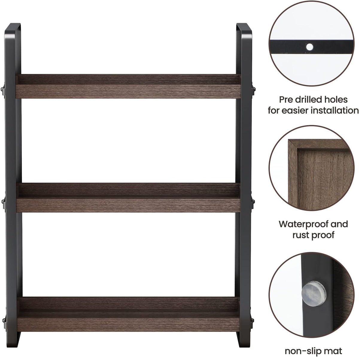 HNRLOY Bathroom Counter Organizer, Bathroom Counter Shelf, Makeup Organizer