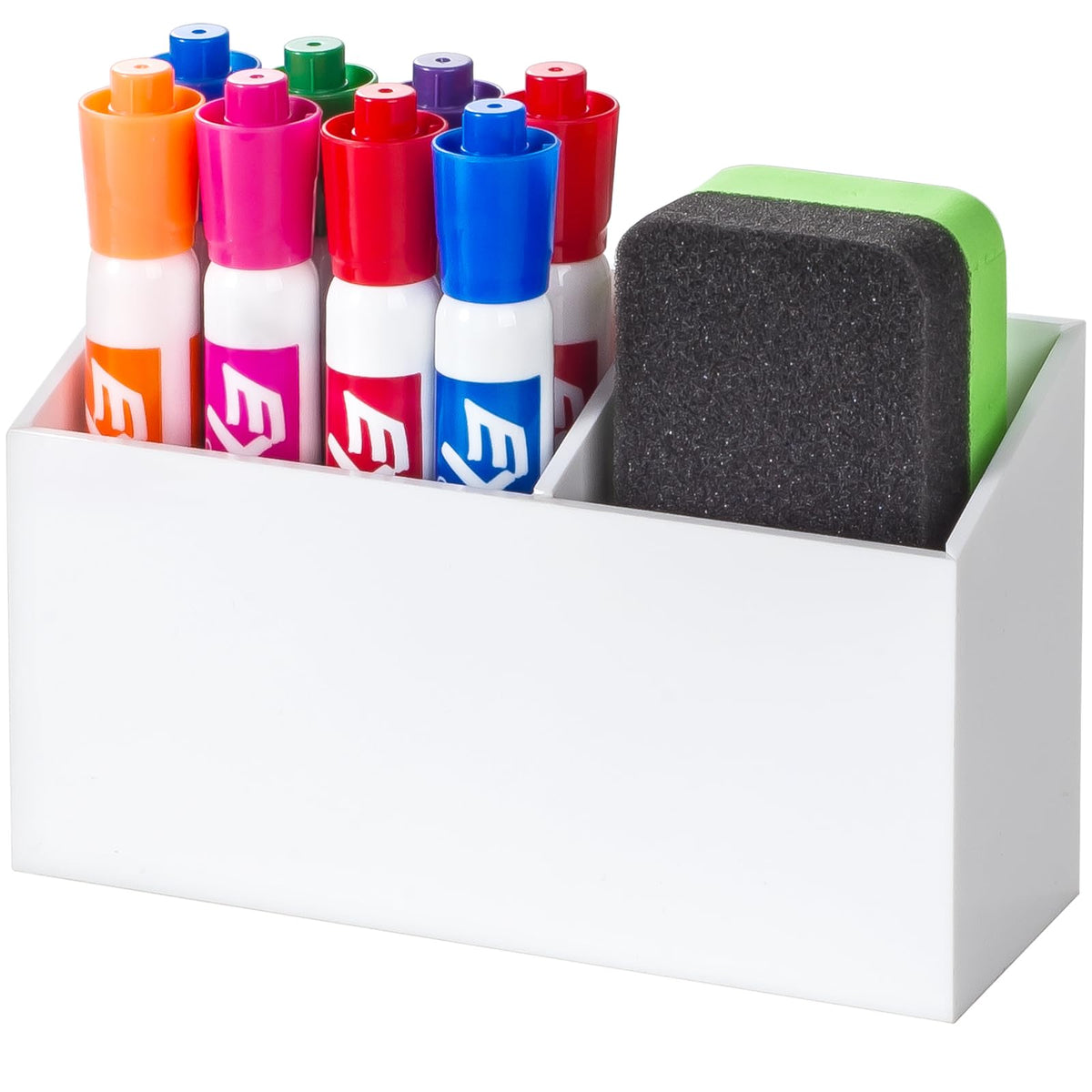 BEYGORM Magnetic Dry Erase Marker Holder for Whiteboard & Refrigerator