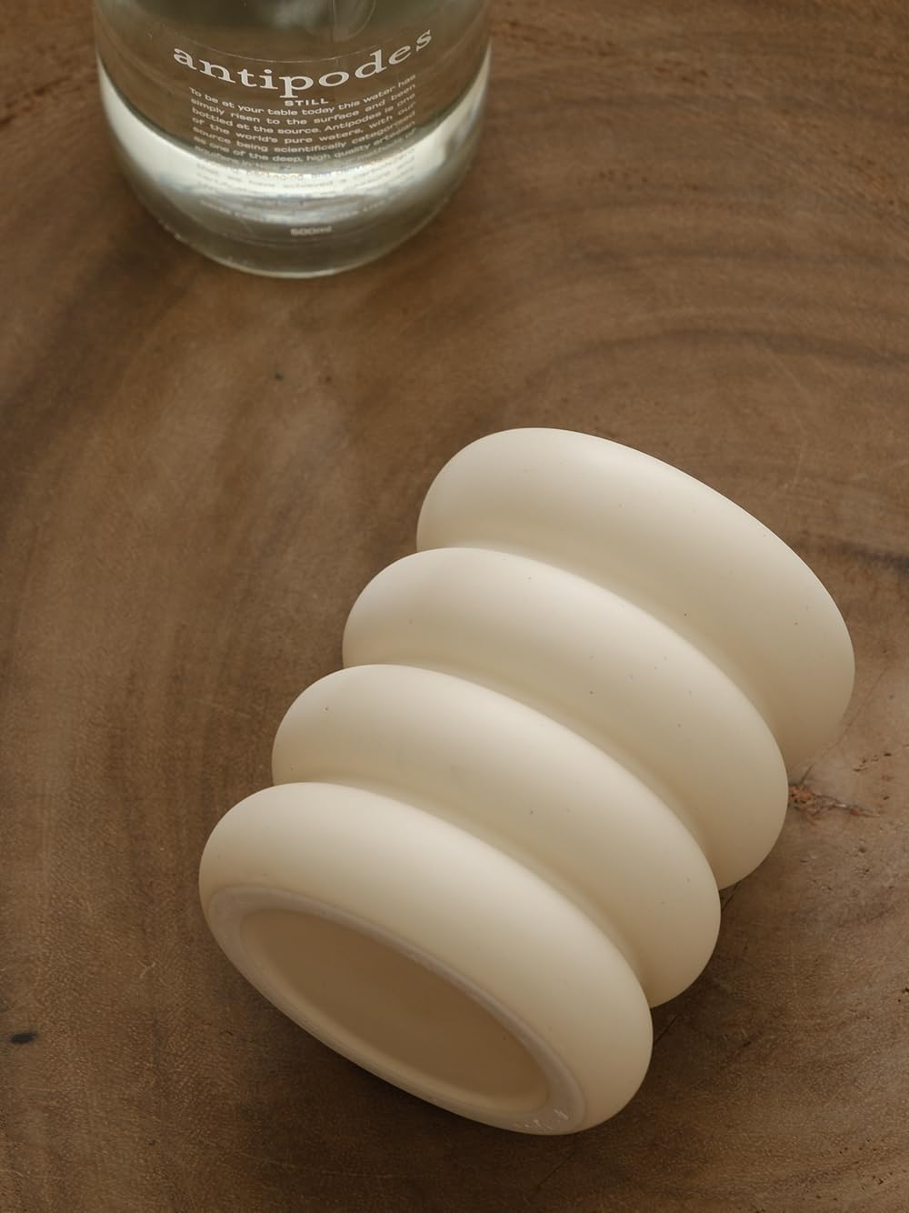WENSHUO Ceramic Pen Holder, Pencil Holder, Cute Makeup Brush Holder, Crème