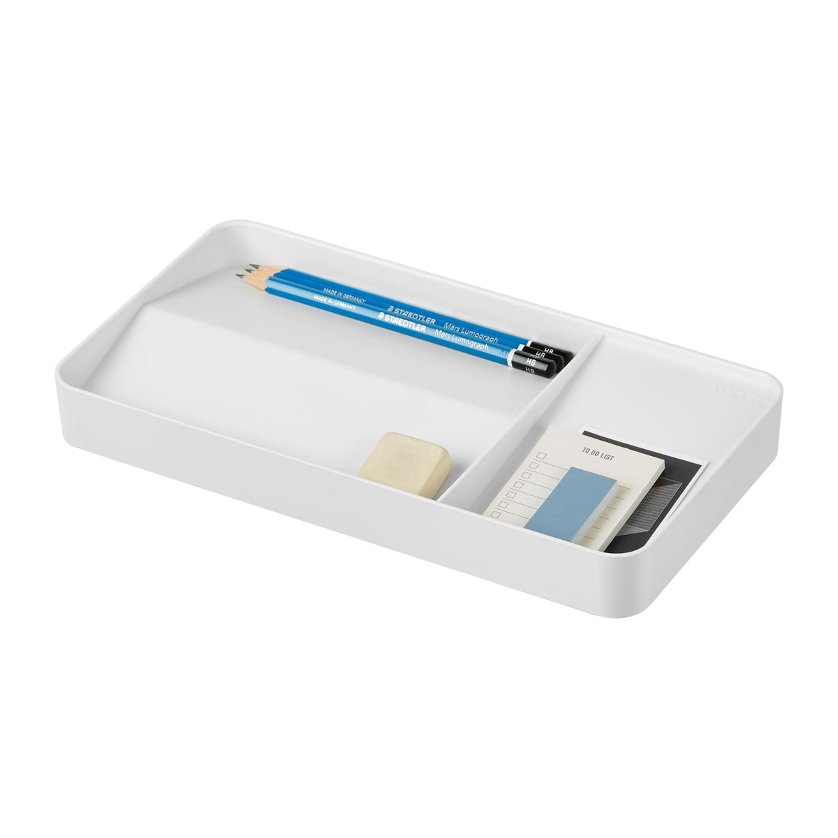 BLUE GINKGO Desk Organizer, Office Supplies, White, Made in Korea