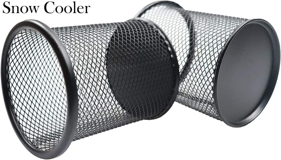 Pen Holder Pencil Holder Mesh Metal Pen Cup Holder Pencil Cup Holder for Desk Office Home Pen Organizer Black, 6 Pack