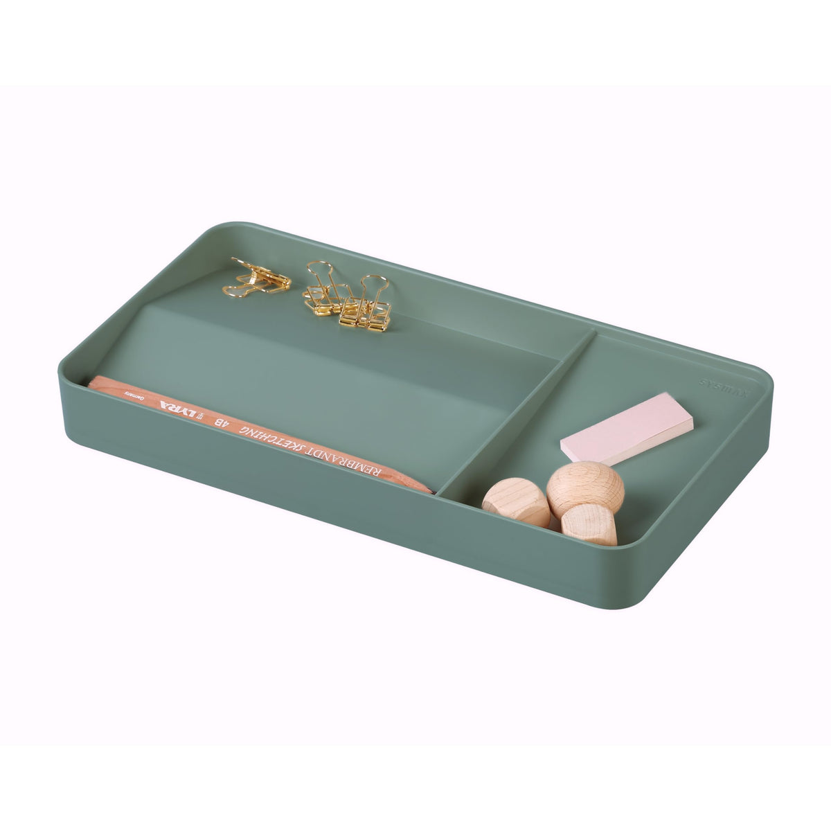 BLUE GINKGO Desk Organizer, Office Supplies, White, Made in Korea