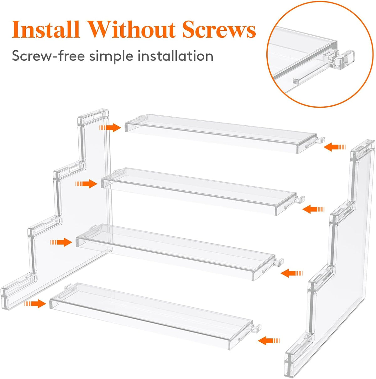 Lifewit Perfume Organizer, Cologne Stand Tool-Free Assembly, 9", 1 Pcs