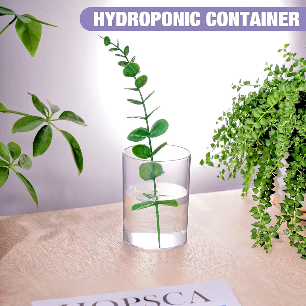 3 Pcs Stylish Clear Acrylic Desk Organizer Pen and Pencil Holders