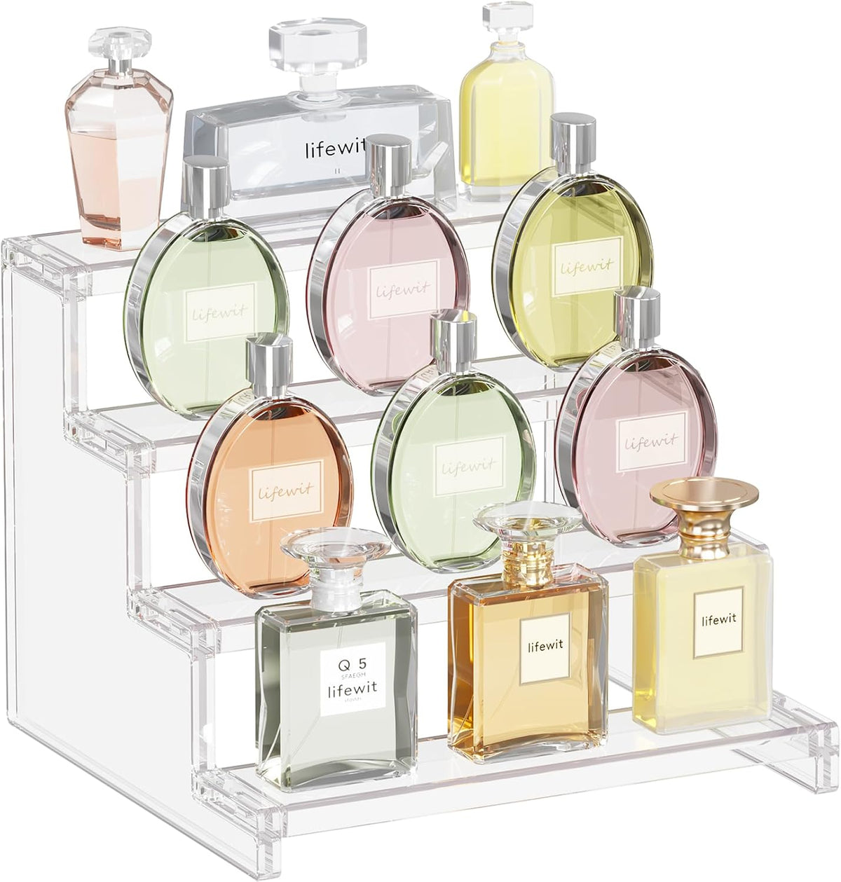 Lifewit Perfume Organizer, Cologne Stand Tool-Free Assembly, 9", 1 Pcs