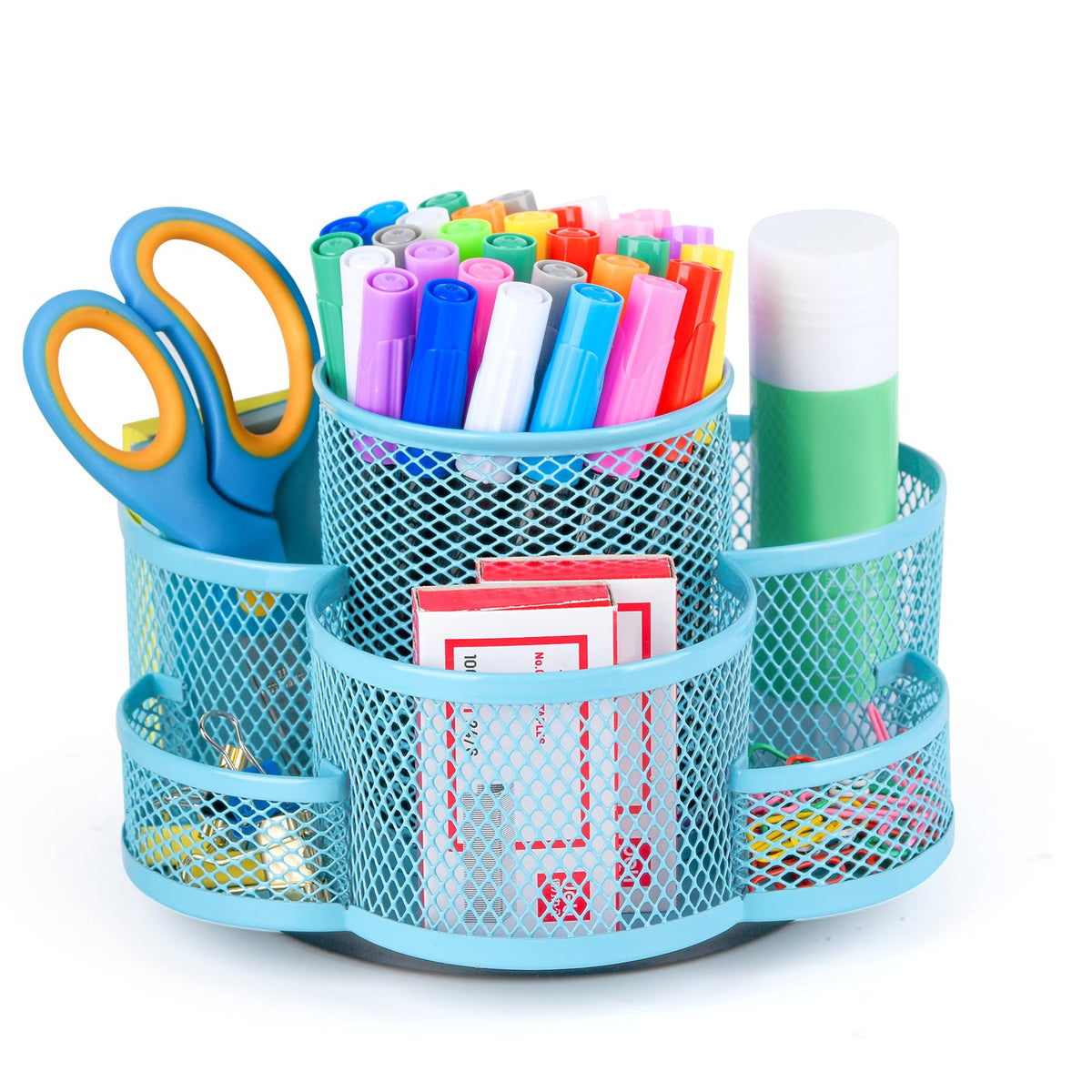 Topwey 360 Rotating Pencil/Pen Holder for Desk in Black