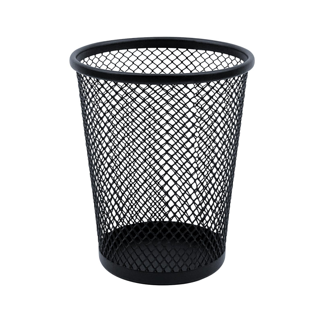 HSYMQ Desk Pencil Pen Holder, Wire Mesh Pen Cup Holder for Desk Organizer and Office Desk Accessories (3 Pack)