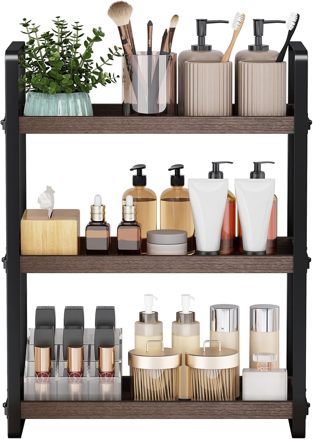 HNRLOY Bathroom Counter Organizer, Bathroom Counter Shelf, Makeup Organizer