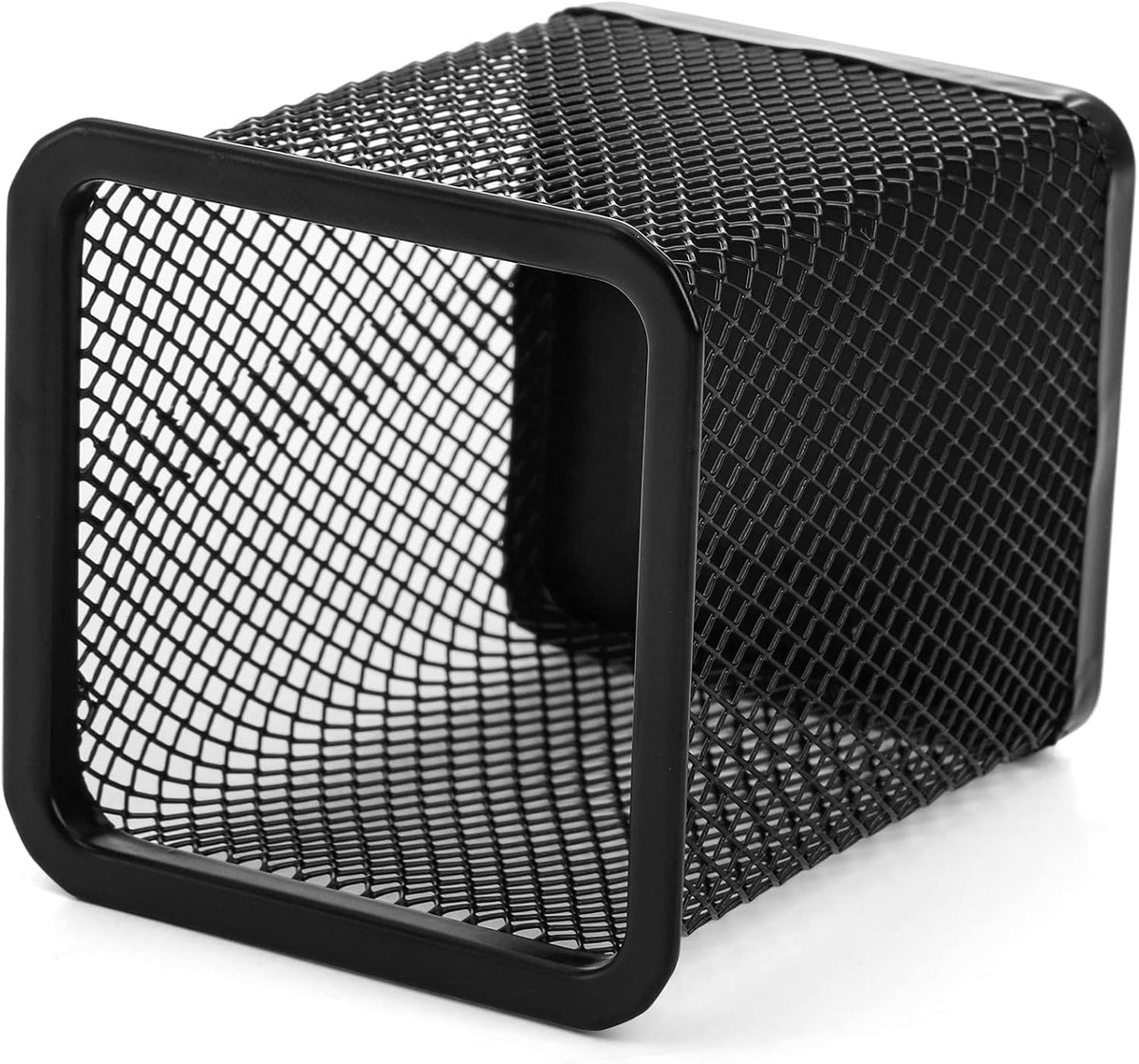 Nicunom 12 Pack Mesh Pen Holder for Desk, Wire Mesh Pencil Cup Holder Metal Pencil Holder Organizer for Office Home School Supplies, Black ﻿