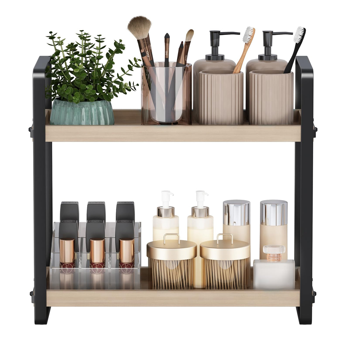 HNRLOY Bathroom Counter Organizer, Bathroom Counter Shelf, Makeup Organizer