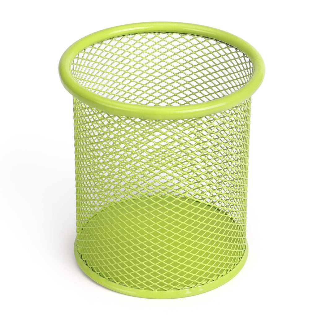 Tamaki Pen Holder Cup for Desk, Wire Mesh Pencil Cup Holder, Pink
