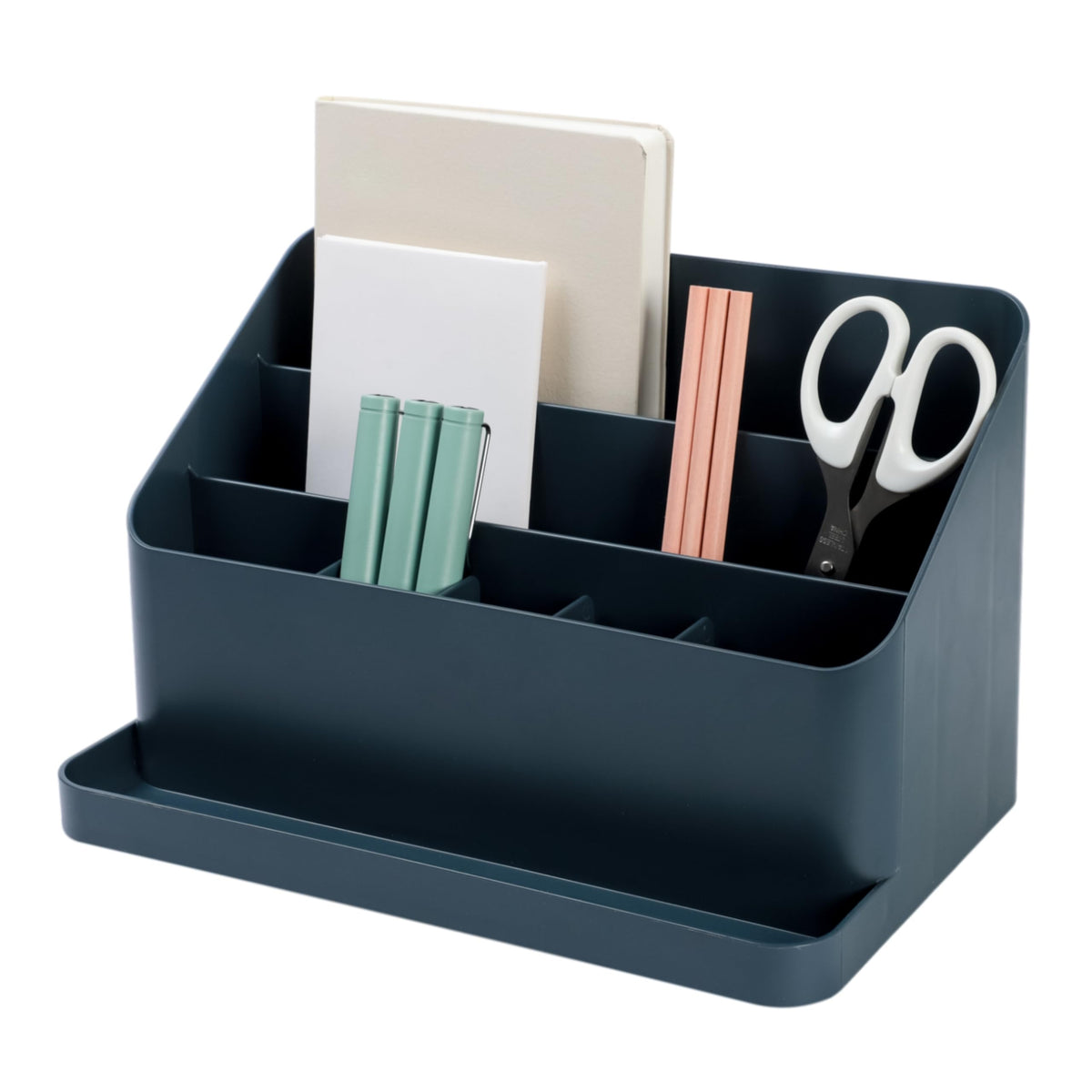 BLUE GINKGO Desk Organizer, Office Supplies, White, Made in Korea