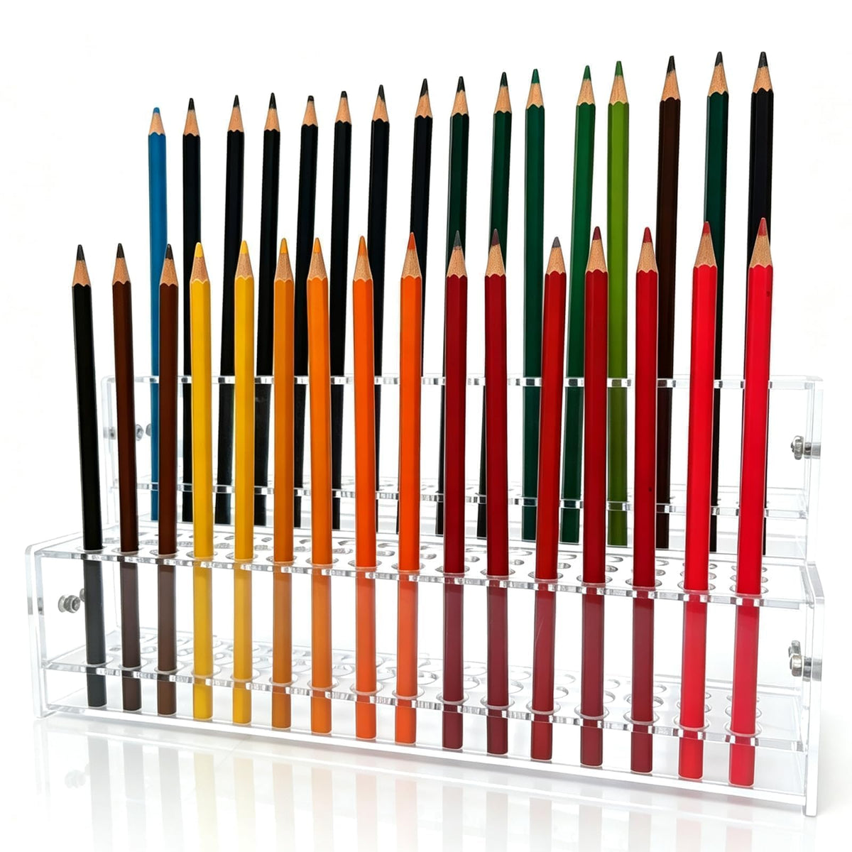 144-Slots Pen Holder for Craft Shows,Acrylic Pen Display Stand Holders