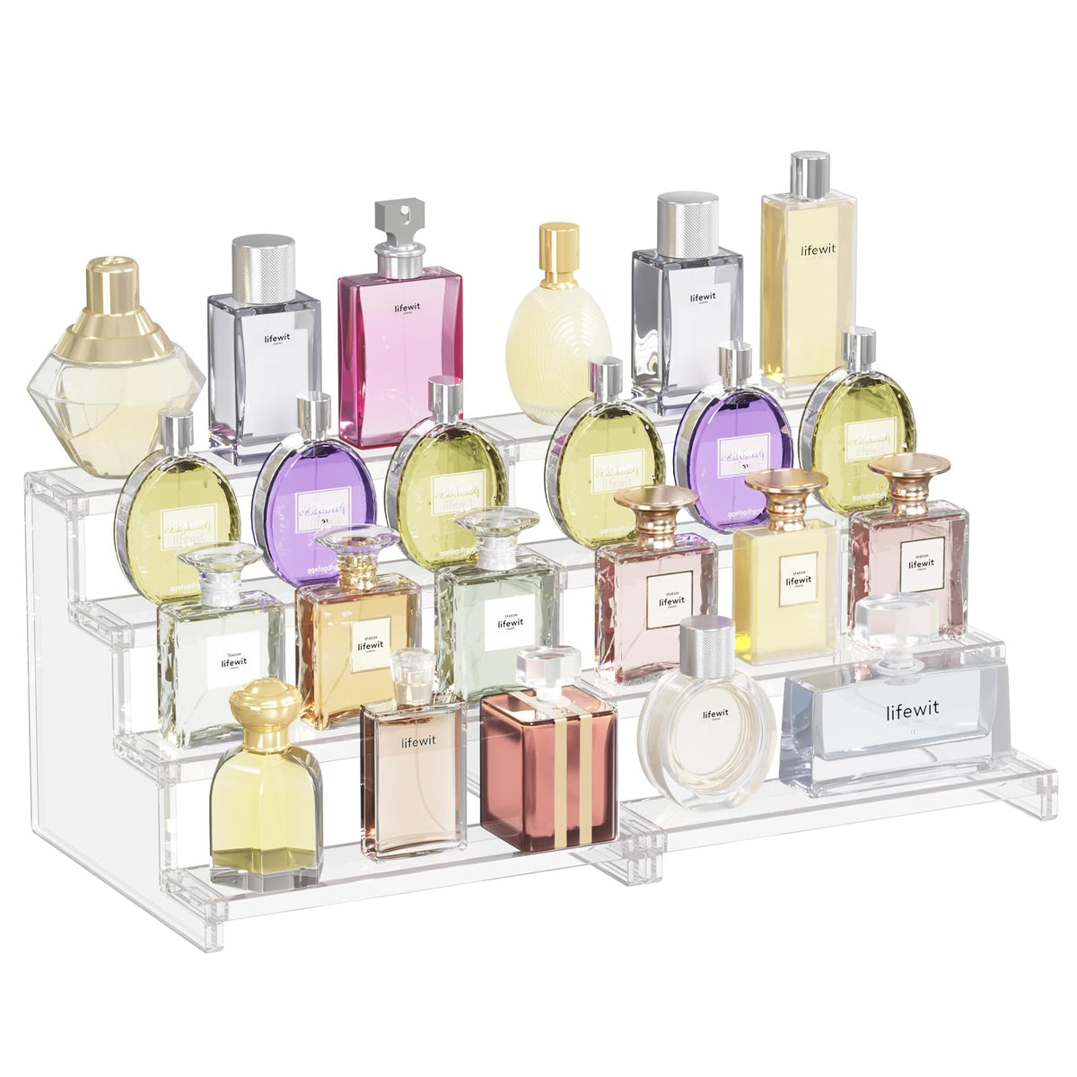 Lifewit Perfume Organizer, Cologne Stand Tool-Free Assembly, 9", 1 Pcs