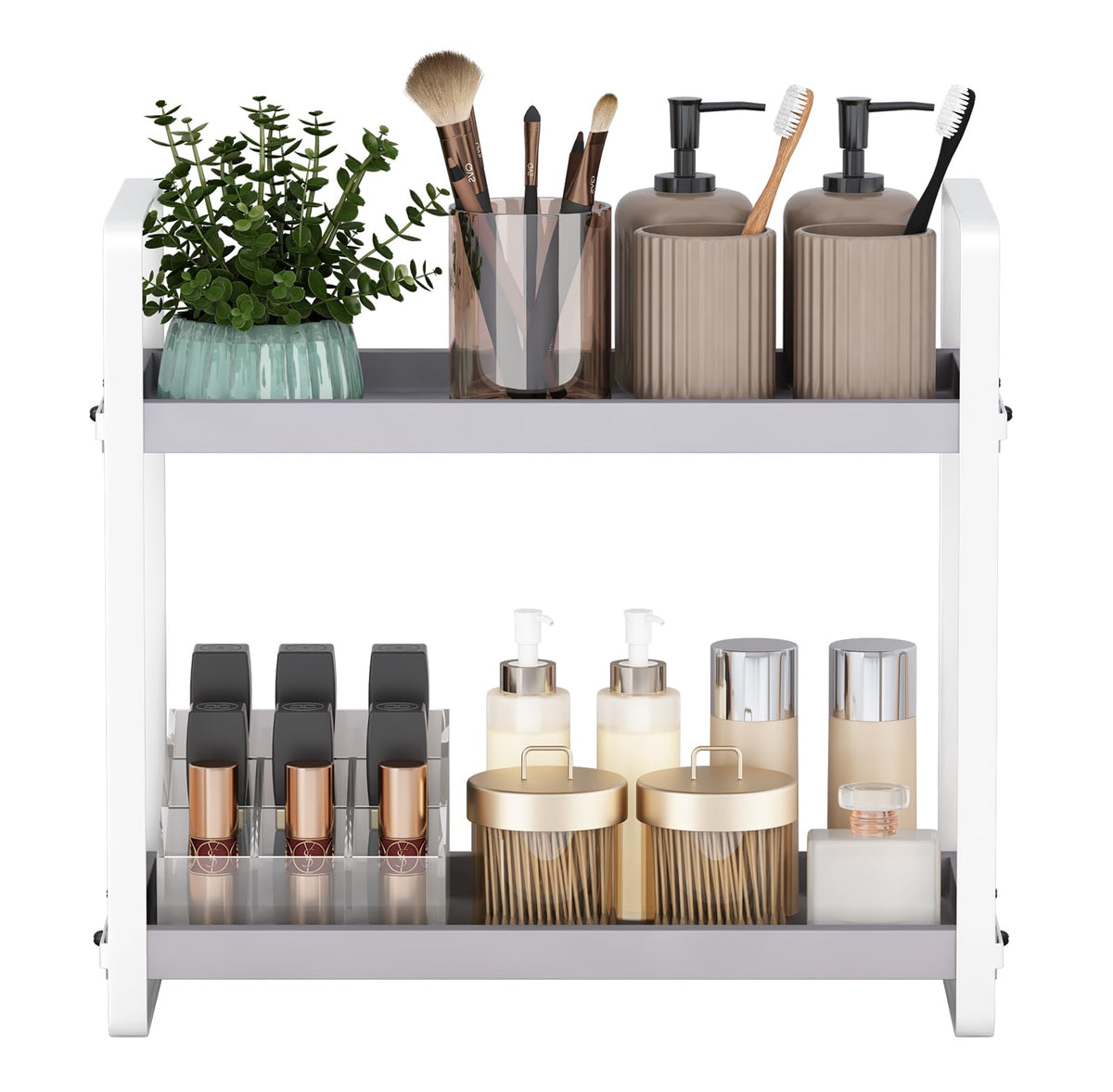 HNRLOY Bathroom Counter Organizer, Bathroom Counter Shelf, Makeup Organizer