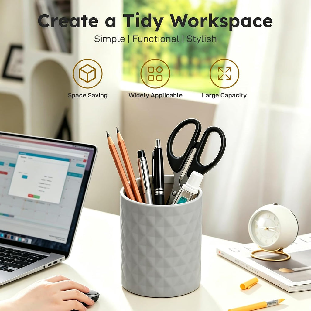 Pen Holder, Silicone Pencil Holder for Desk Organizer & Accessories