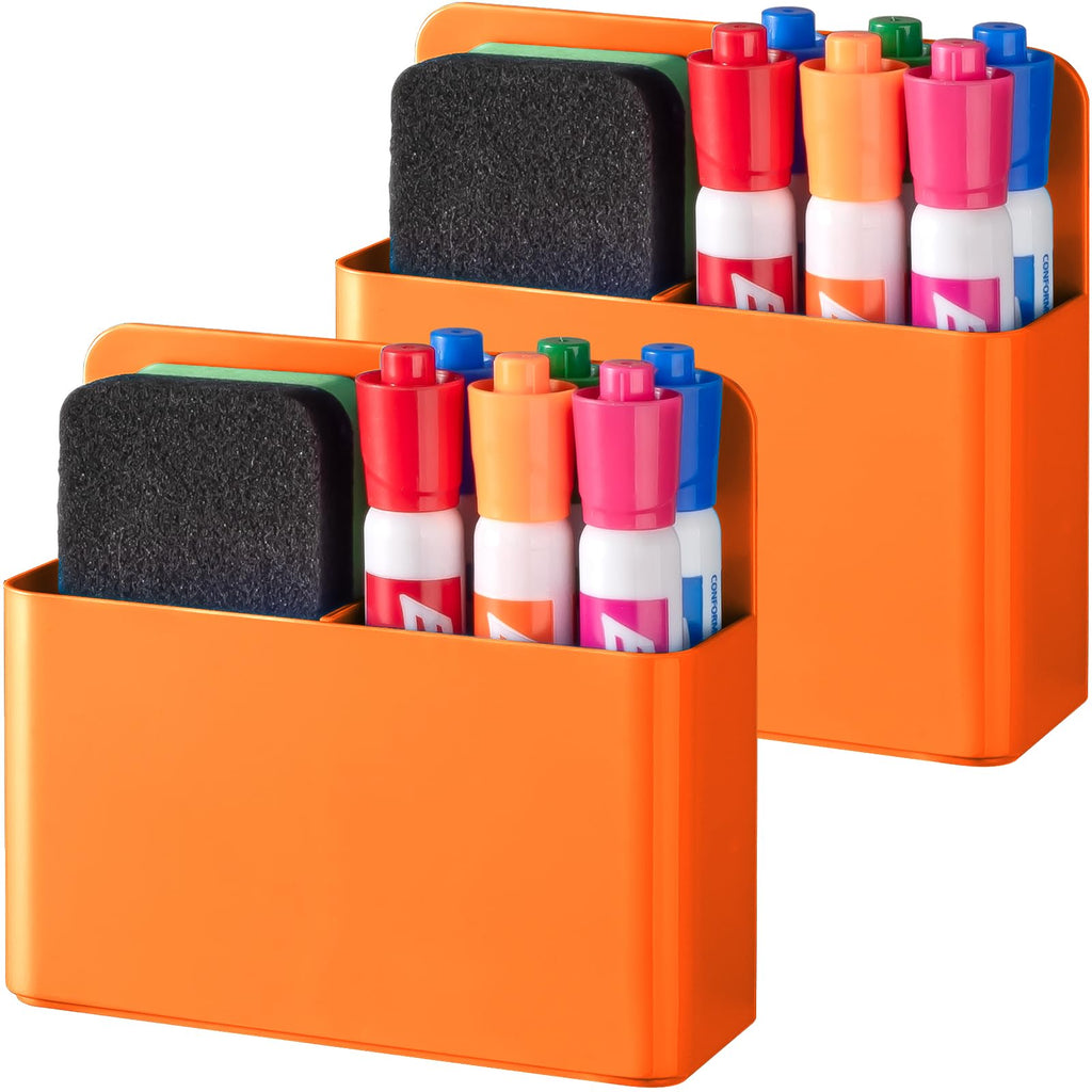BEYGORM Plastic Magnetic Pen Holder, Powerful Magnet, 2 Pack