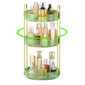 MOKANI 360 Rotating Makeup Organizer for Vanity, 3 Tier Perfume Organizer
