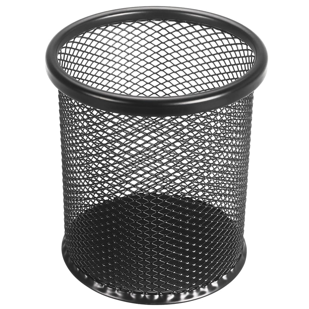 Tamaki Pen Holder Cup for Desk, Wire Mesh Pencil Cup Holder, Pink