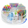 CraftGenes Clear Rotating Organizer, Acrylic Pen Holder, Marker Organizer