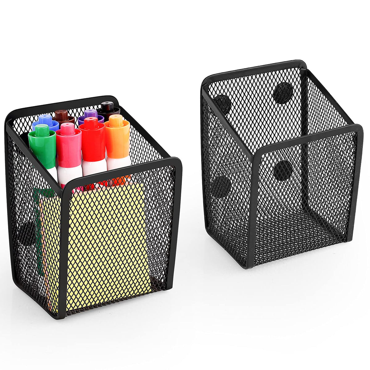 Magnetic Pencil Holder Whiteboard Pen Holder Locker Accessories (3-Slot*1)