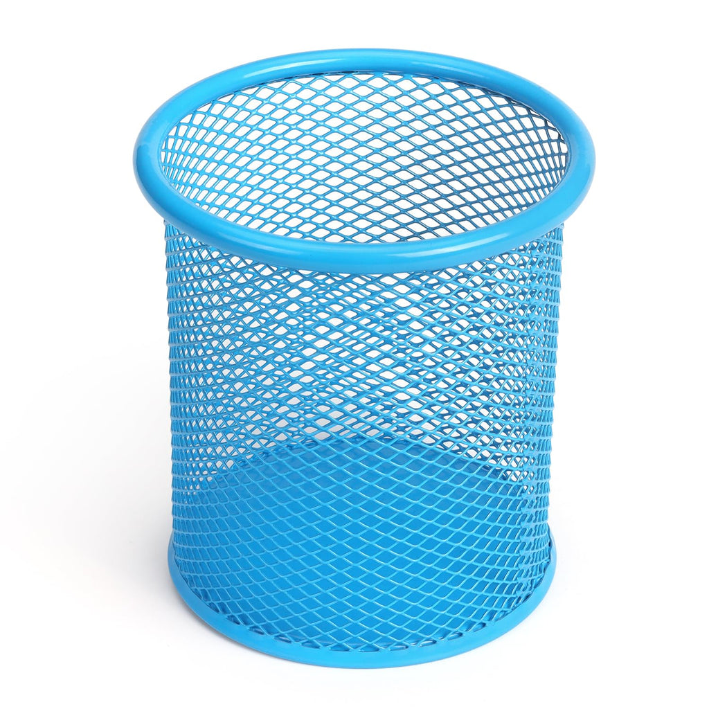 Tamaki Pen Holder Cup for Desk, Wire Mesh Pencil Cup Holder, Pink