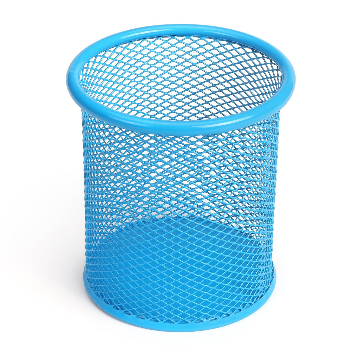 Tamaki Pen Holder Cup for Desk, Wire Mesh Pencil Cup Holder, Pink