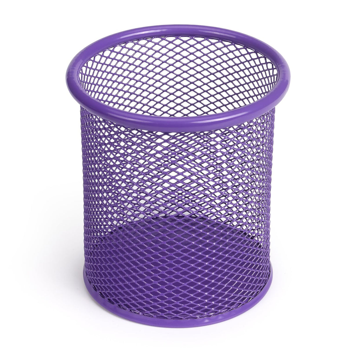 Tamaki Pen Holder Cup for Desk, Wire Mesh Pencil Cup Holder, Pink